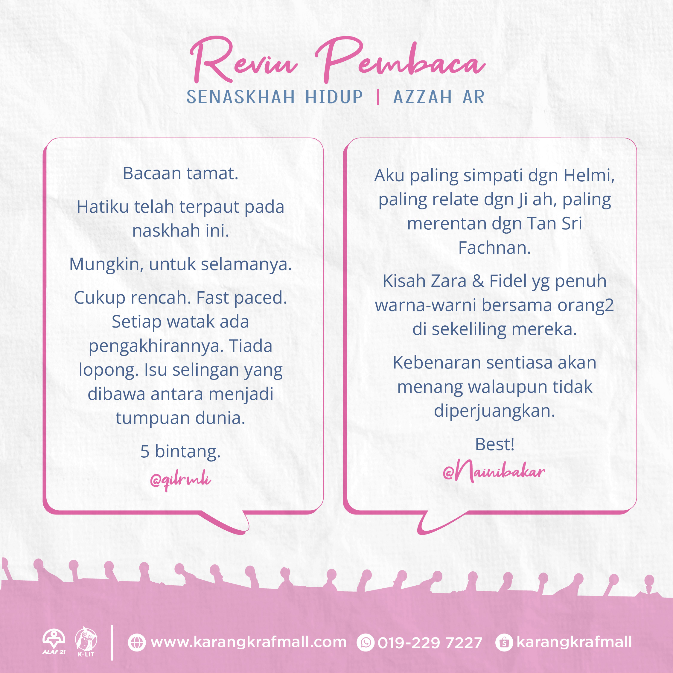 Reviu Senaskhah Hidup